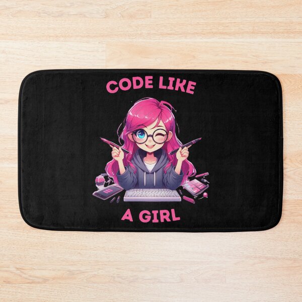 Item preview, Coder Girl Perfect Gift for Programmer designed and sold by Golden-Heaven.