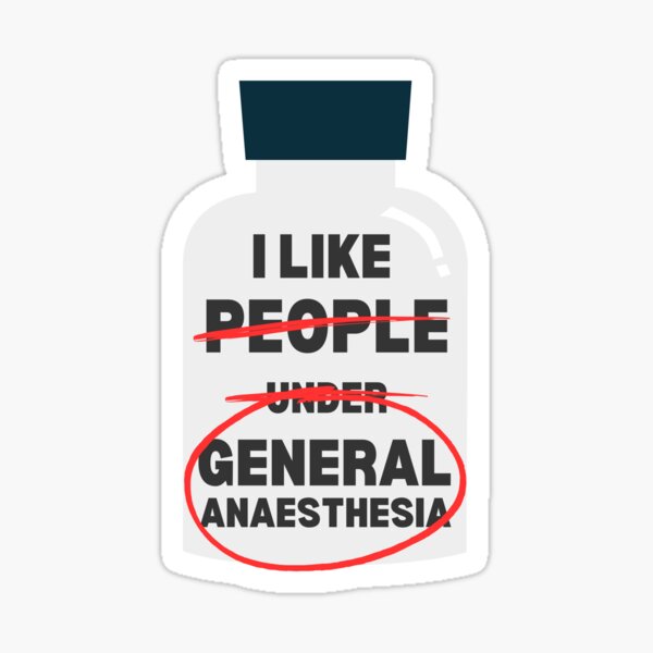 Item preview,  I Like General Anaesthesia designed and sold by The Remi Reserve.