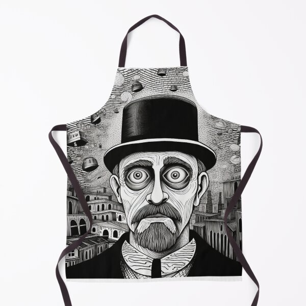 Item preview, SURREAL CARTOON WITH CHARACTER WITH BOWLER HAT designed and sold by infinitearte.