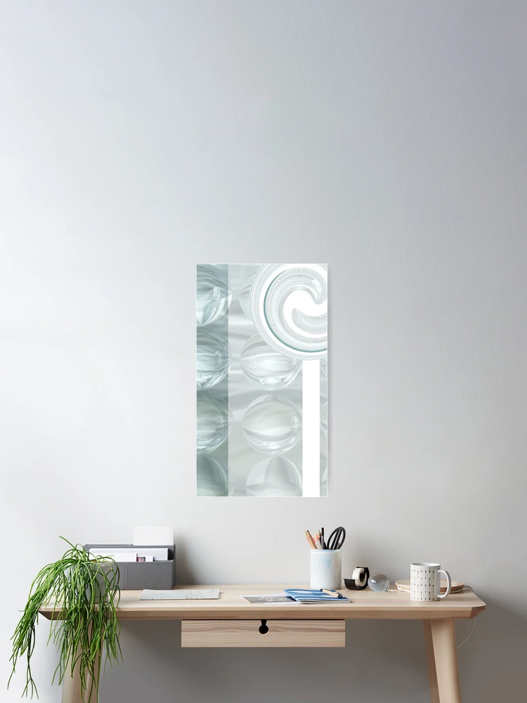 Thumbnail 2 of 3, Poster, Circles designed and sold by Shells Designs.