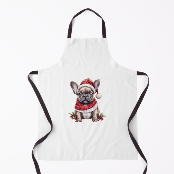 Item preview, French Bulldog by a joyful holiday atmosphere and a hat  designed and sold by Catrisz.
