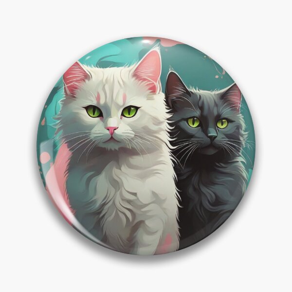 Item preview,  yin yang cats designed and sold by baspettersen.