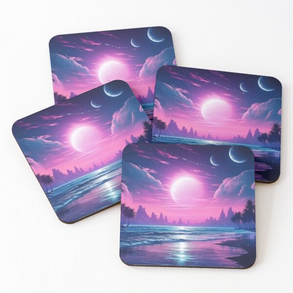 Item preview, Ethereal Echoes: Retro Wave Reverie designed and sold by Mullet Monkey.