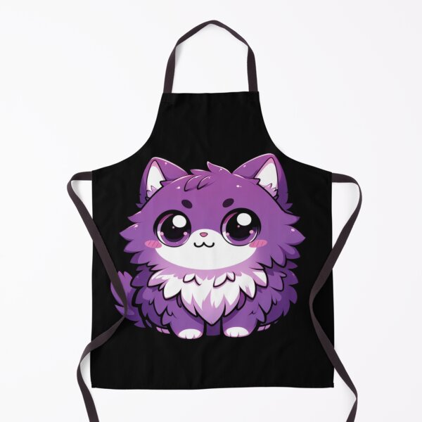Item preview, Cute Manga Style Purple Cat Funny Gifts for The Whole Family designed and sold by EXON-Publishing.