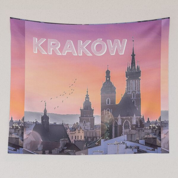 Item preview, Over the Roofs of Cracow designed and sold by Ewa Miller.