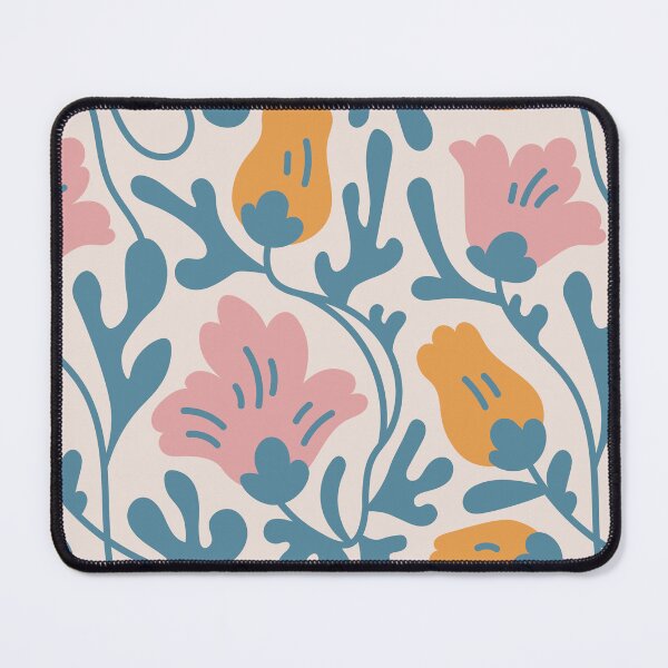 Item preview, Wavy pastel flowers designed and sold by FatBirdie.