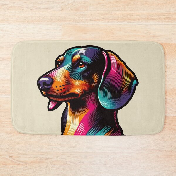 Item preview, Retro, Vintage Dachshund Dog Profile designed and sold by unepommedeterre.