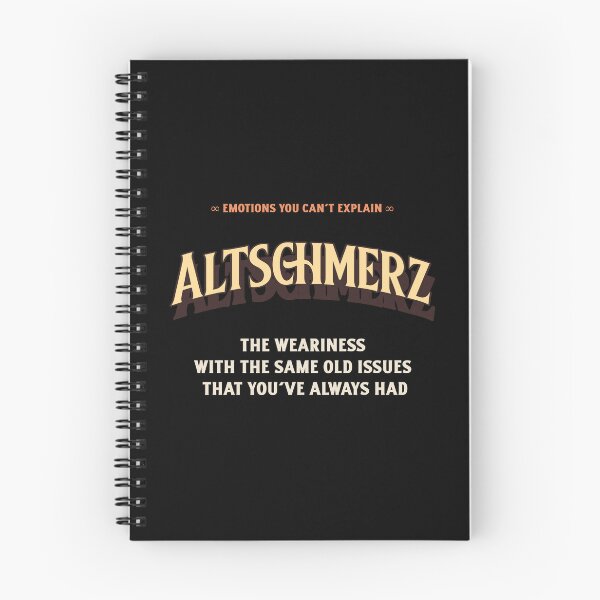 Item preview, Emotions Feelings You Cannot Explain Altschmerz  designed and sold by StudioTVDinners.