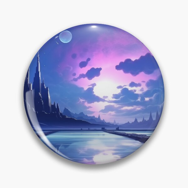 Item preview, Luminous Horizons: Synthwave Serenity designed and sold by Mullet Monkey.
