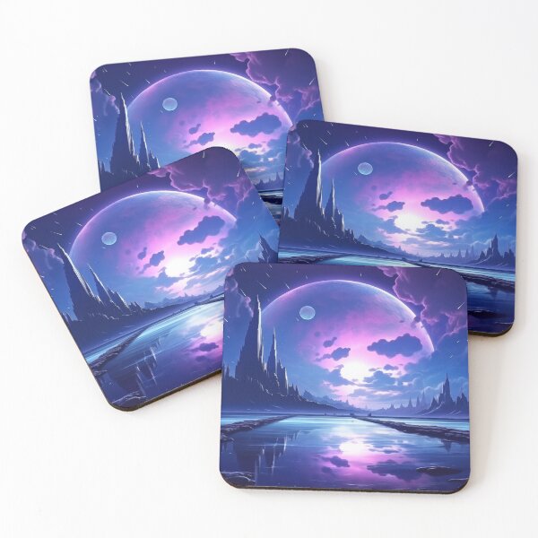 Item preview, Luminous Horizons: Synthwave Serenity designed and sold by Mullet Monkey.