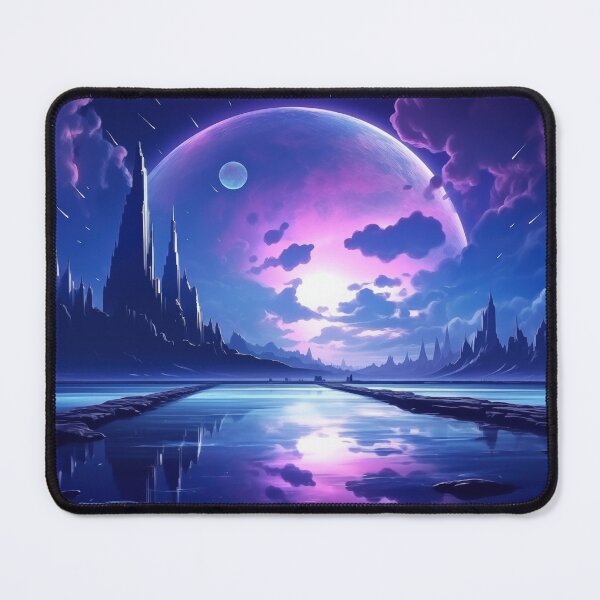 Item preview, Luminous Horizons: Synthwave Serenity designed and sold by Mullet Monkey.