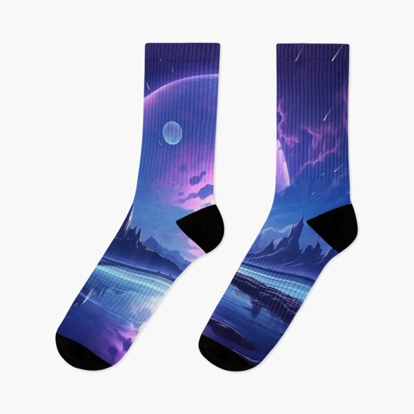 Item preview, Luminous Horizons: Synthwave Serenity designed and sold by Mullet Monkey.