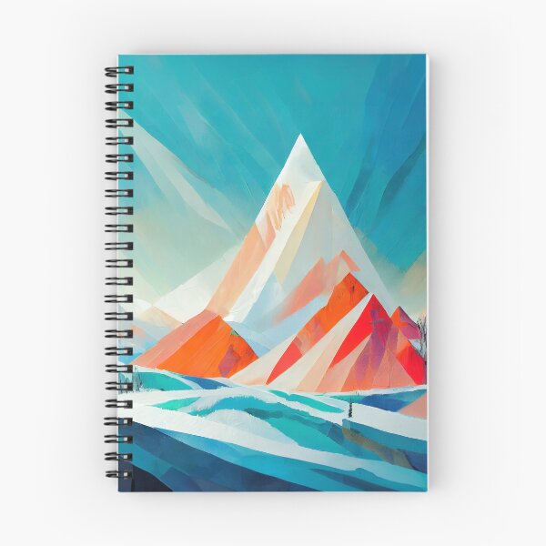 Item preview, Winter Landscape, Snow mountains - Watercolor Painting 2 designed and sold by Hakina-Oh.