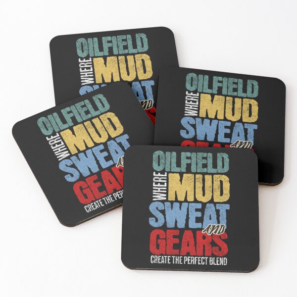 Item preview, Mud Sweat And Gears Create The Perfect Blend Oilfield Worker Oil Rig Oilman Roughneck Vintage Style  designed and sold by HosvPrint .s.