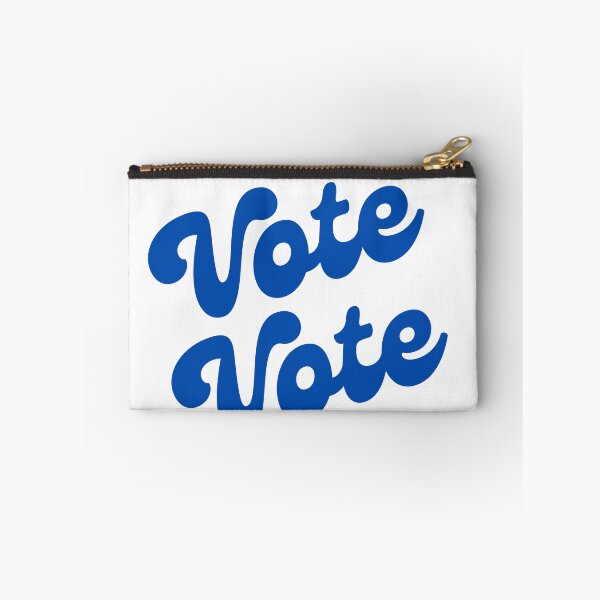 Item preview, Groovy Retro Blue Vintage Aesthetic Vote Elections USA  designed and sold by VioletsnPansies.