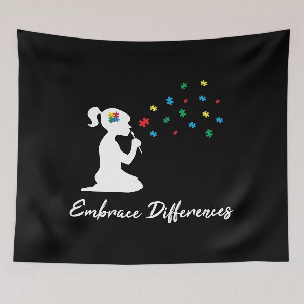 Item preview, Embrace Differences Autism Puzzle Shirt designed and sold by CreativeStrike.