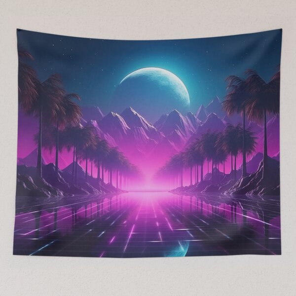 Item preview, Celestial Dreamscape in Neon designed and sold by Mullet Monkey.