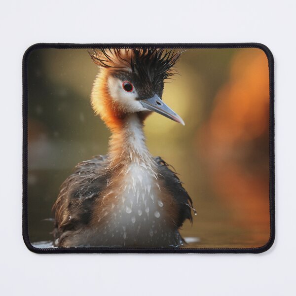 Item preview, Pūteketeke (Australasian crested grebe) designed and sold by Brendon987.
