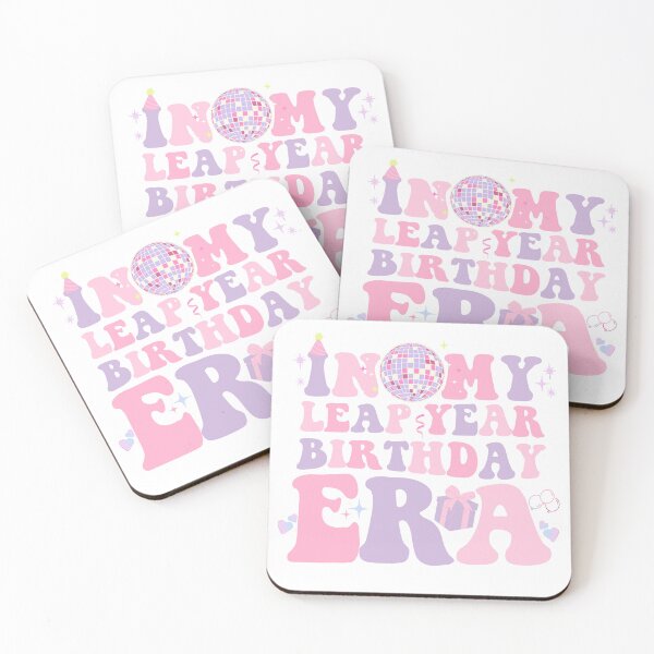 Item preview, In My Leap Year Birthday Era - Born on February 29 designed and sold by Sofia Rose Design ⭐️⭐️⭐️⭐️⭐️.