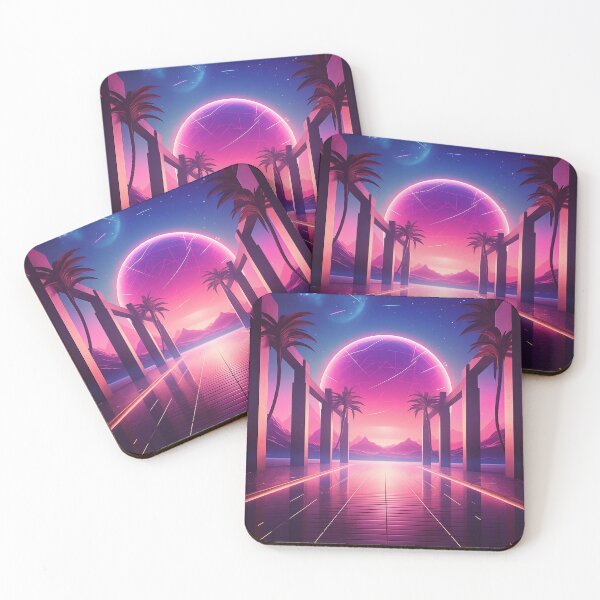 Item preview, Retrofuturistic Horizon Whispers designed and sold by Mullet Monkey.