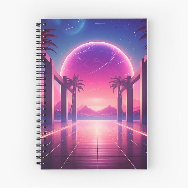 Item preview, Retrofuturistic Horizon Whispers designed and sold by Mullet Monkey.