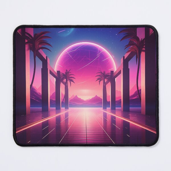 Item preview, Retrofuturistic Horizon Whispers designed and sold by Mullet Monkey.