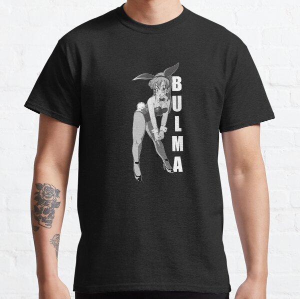 Dragon Ball Sexy Nude Hot Bulma Dragon Ball Z Black T-Shirt — DBZ