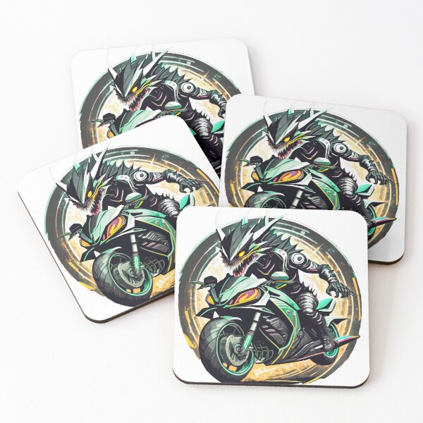 Item preview, Dragon racing on a supersport motorcycle designed and sold by BADESIGNZZ.