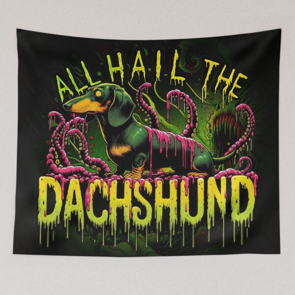 Item preview, All Hail the Dachshund designed and sold by BarkandStick.