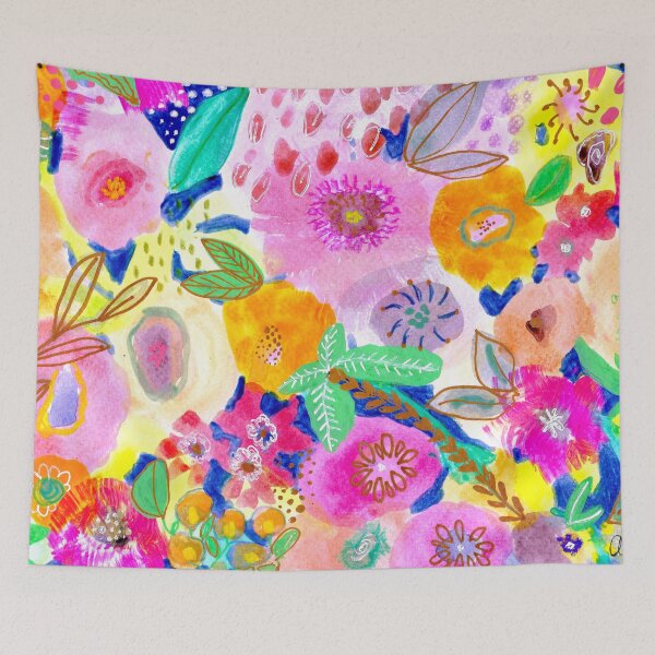 Item preview, Golden Florals designed and sold by paintingbyapage.