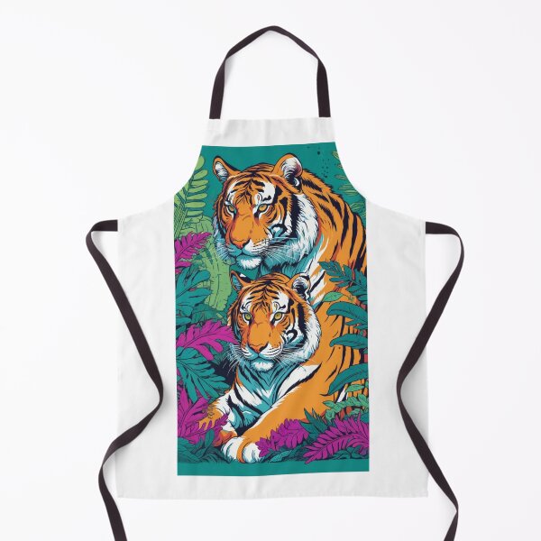 Item preview, Mystical Tiger in Vibrant Forest | designed and sold by Its-a-me-Marco.