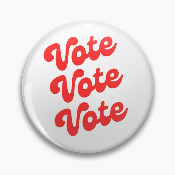 Item preview, Groovy Retro Red Vintage Aesthetic Vote Elections USA  designed and sold by VioletsnPansies.