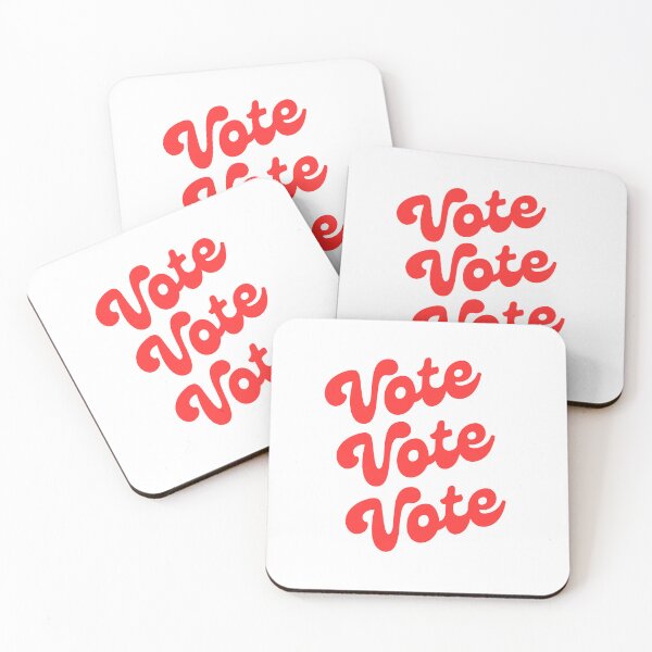 Item preview, Groovy Retro Red Vintage Aesthetic Vote Elections USA  designed and sold by VioletsnPansies.
