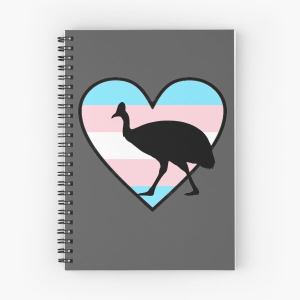 Item preview, Trans Flag Cassowary designed and sold by taylorrowan.