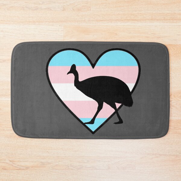 Item preview, Trans Flag Cassowary designed and sold by taylorrowan.