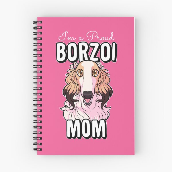 Item preview, I'm a proud Borzoi mom designed and sold by Iluvmygreyhound.