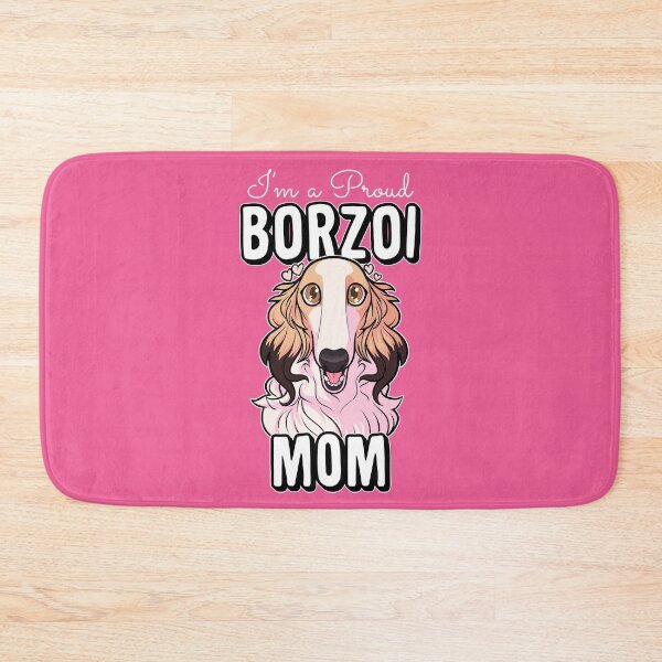 Item preview, I'm a proud Borzoi mom designed and sold by Iluvmygreyhound.