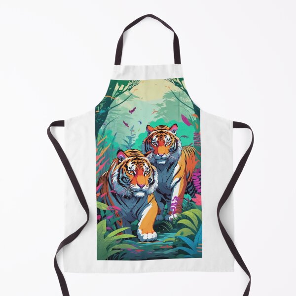 Item preview, Mystical Tiger in Vibrant Forest || designed and sold by Its-a-me-Marco.
