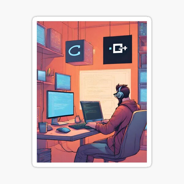 Item preview, Programing Guy designed and sold by QuarkCanvas.