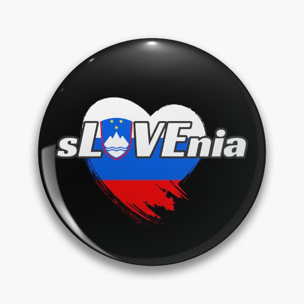 Item preview, Slovenia Slovene Slovenian Heart Love Flag designed and sold by FlagX.