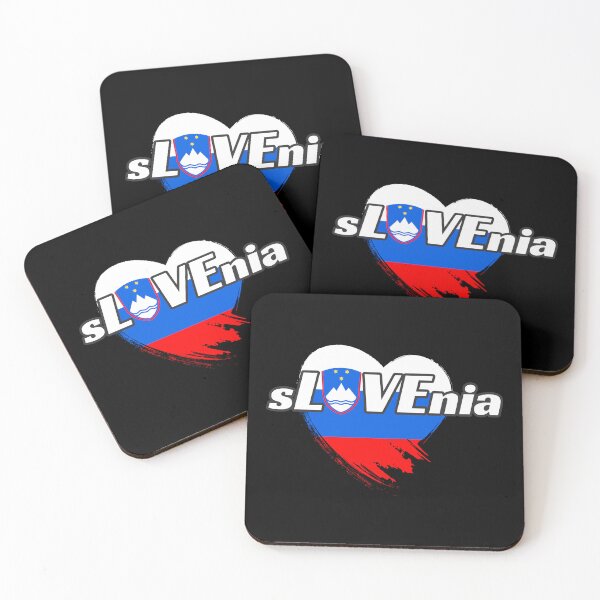 Item preview, Slovenia Slovene Slovenian Heart Love Flag designed and sold by FlagX.