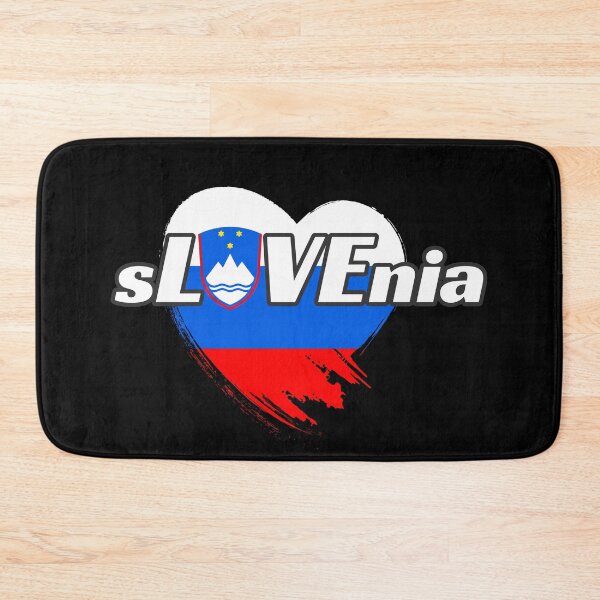 Item preview, Slovenia Slovene Slovenian Heart Love Flag designed and sold by FlagX.