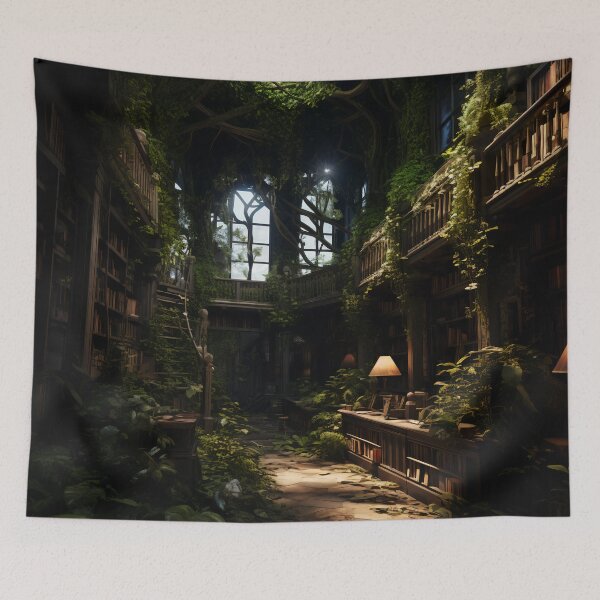 Item preview, A Sanctuary of Stories: The Enchanted Library designed and sold by oanaunciuleanu.
