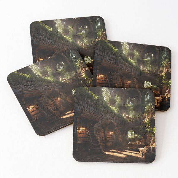Item preview, A Sanctuary of Stories: The Enchanted Library designed and sold by oanaunciuleanu.