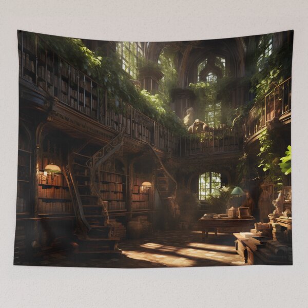 Item preview, A Sanctuary of Stories: The Enchanted Library designed and sold by oanaunciuleanu.