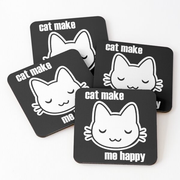 Item preview, Cat make me happy designed and sold by nimmitrends.