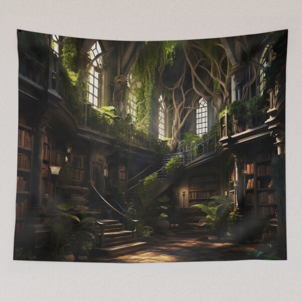 Item preview, A Sanctuary of Stories: The Enchanted Library designed and sold by oanaunciuleanu.