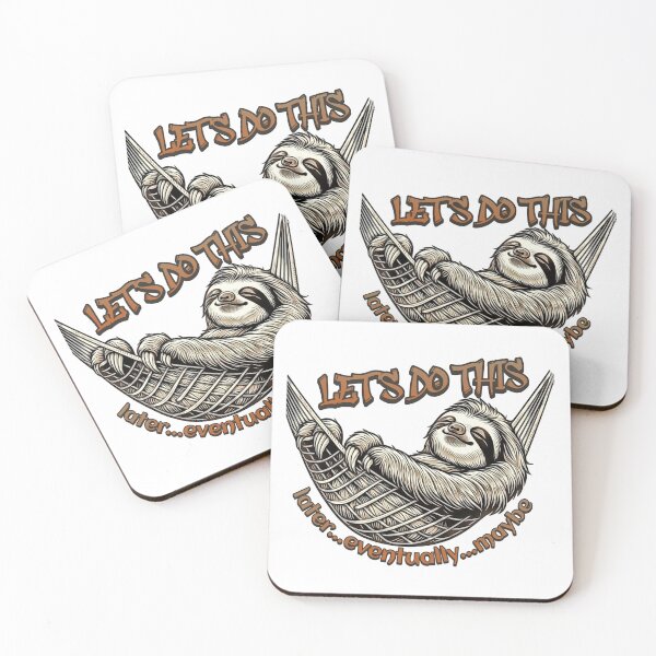 Item preview, Slothful Motivation: Procrastination Humor Art designed and sold by gleefulme.
