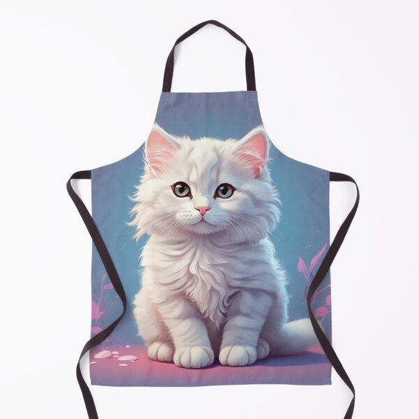 Item preview, white kitten designed and sold by baspettersen.