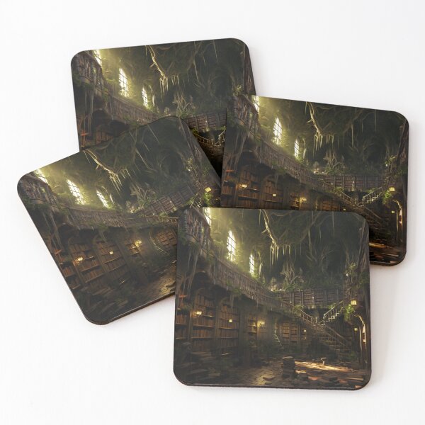 Item preview, A Sanctuary of Stories: The Enchanted Library designed and sold by oanaunciuleanu.